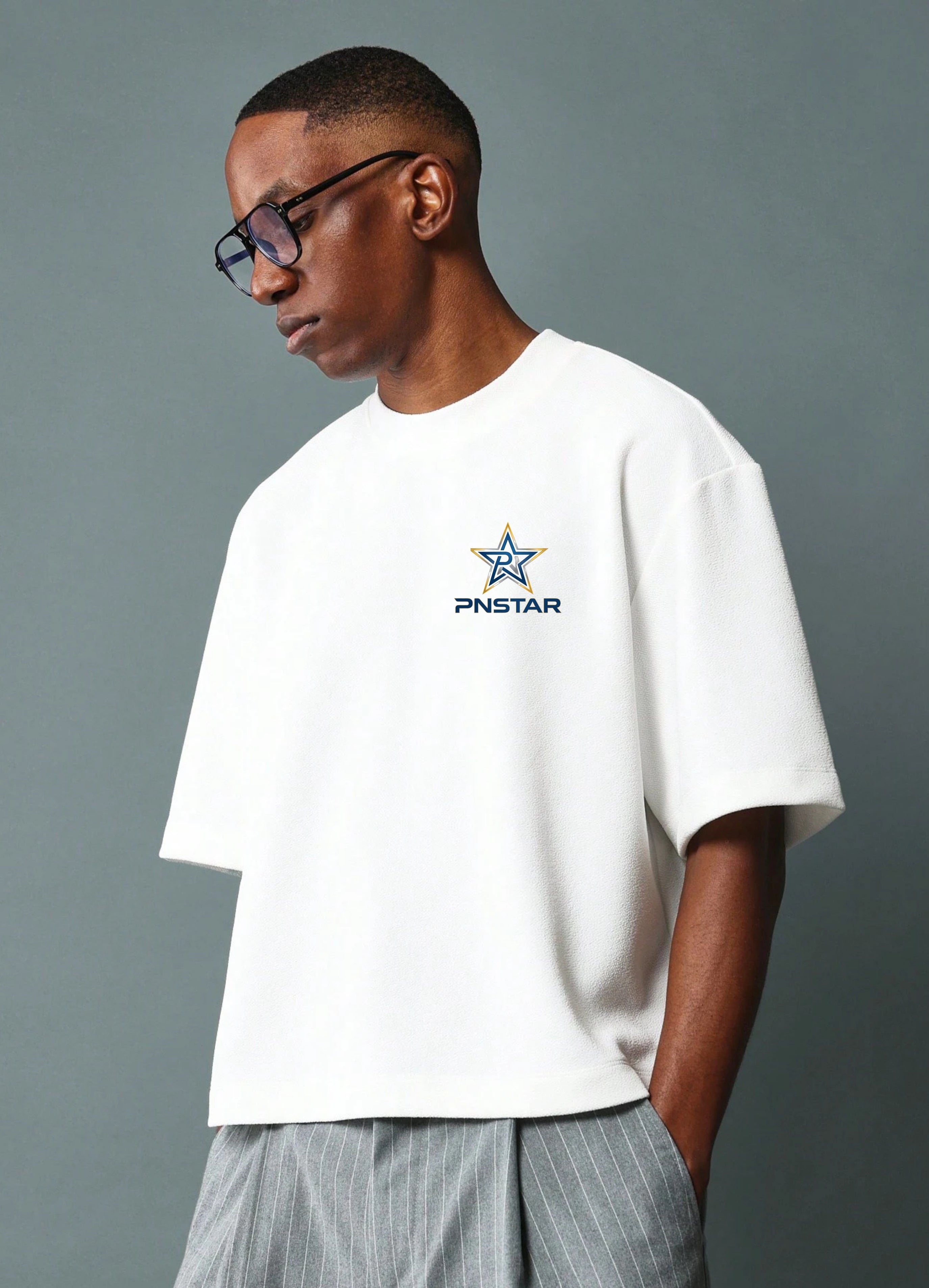 Boxy Cut Cropped Jersey T-Shirt