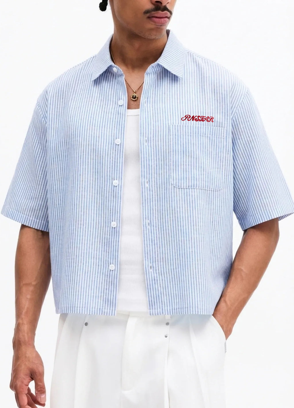 Cropped Boxy Fit Shirt