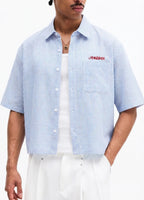 Cropped Boxy Fit Shirt