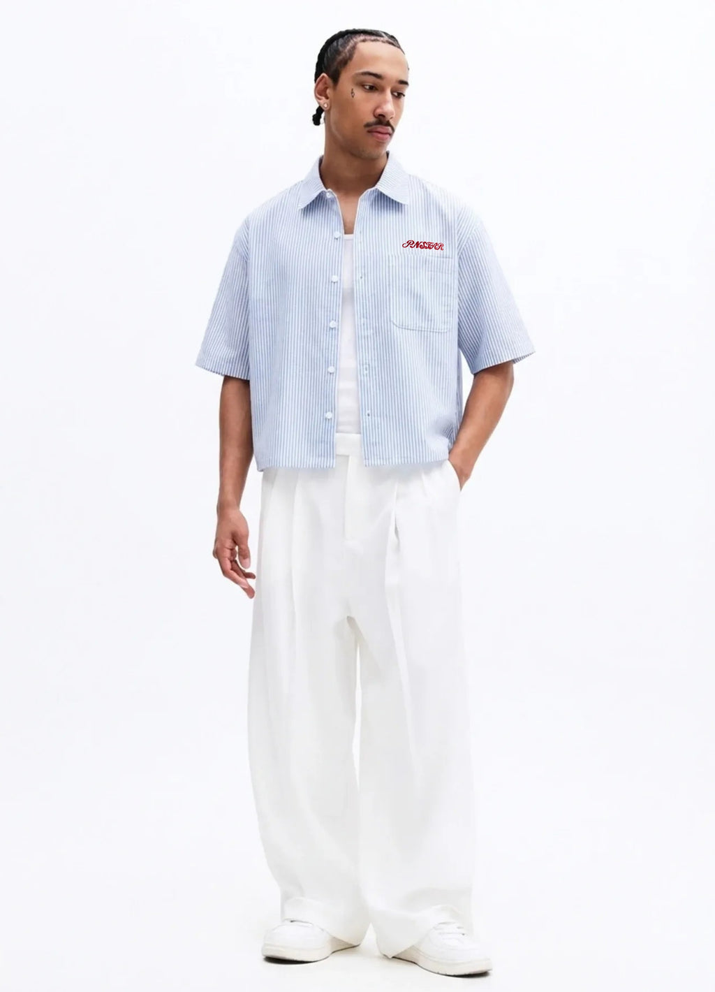 Cropped Boxy Fit Shirt