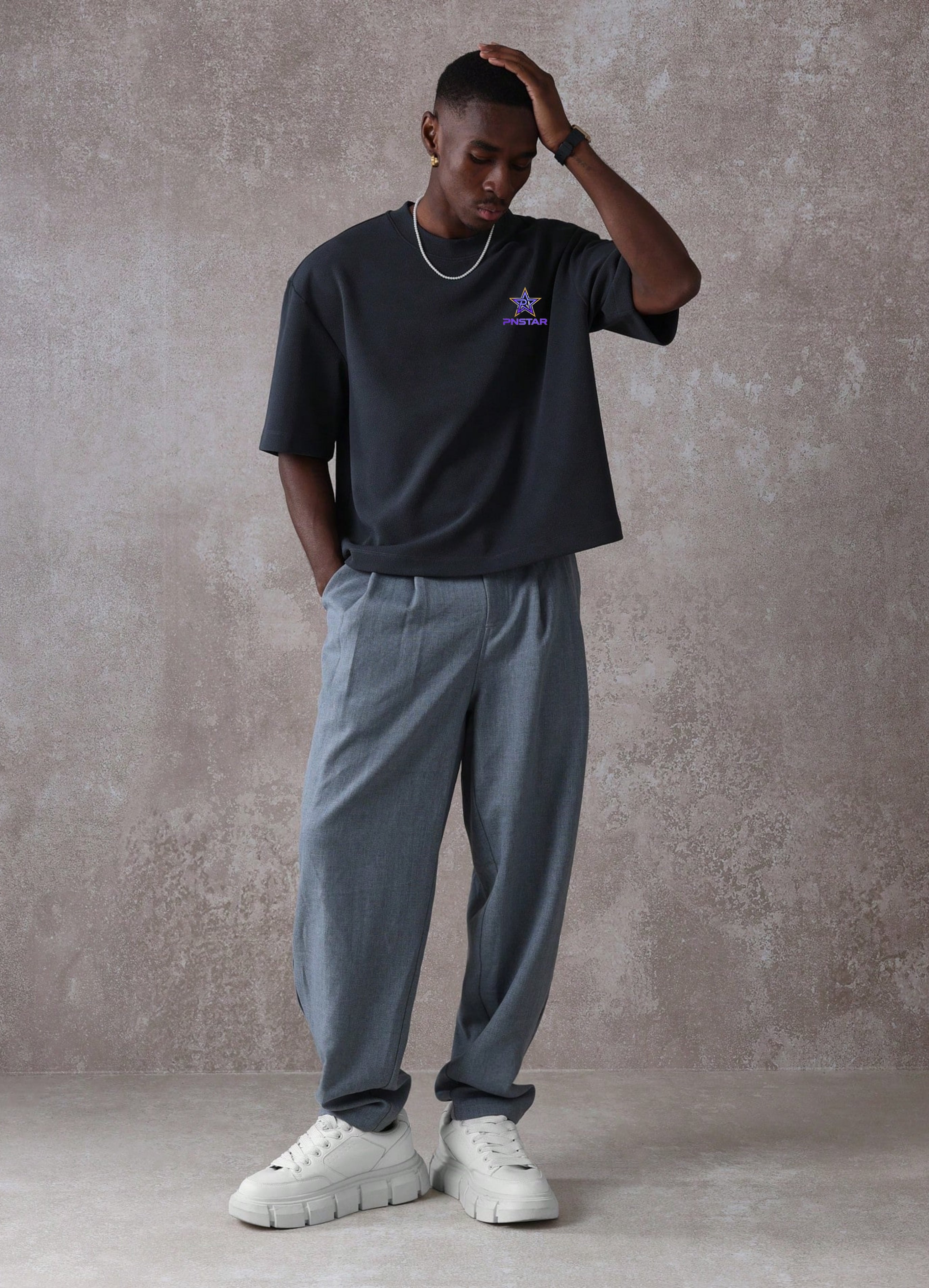 Boxy Cut Cropped Jersey T-Shirt