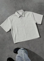 Watermelon Striped Boxy Shirt