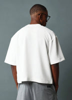 Boxy Cut Cropped Jersey T-Shirt
