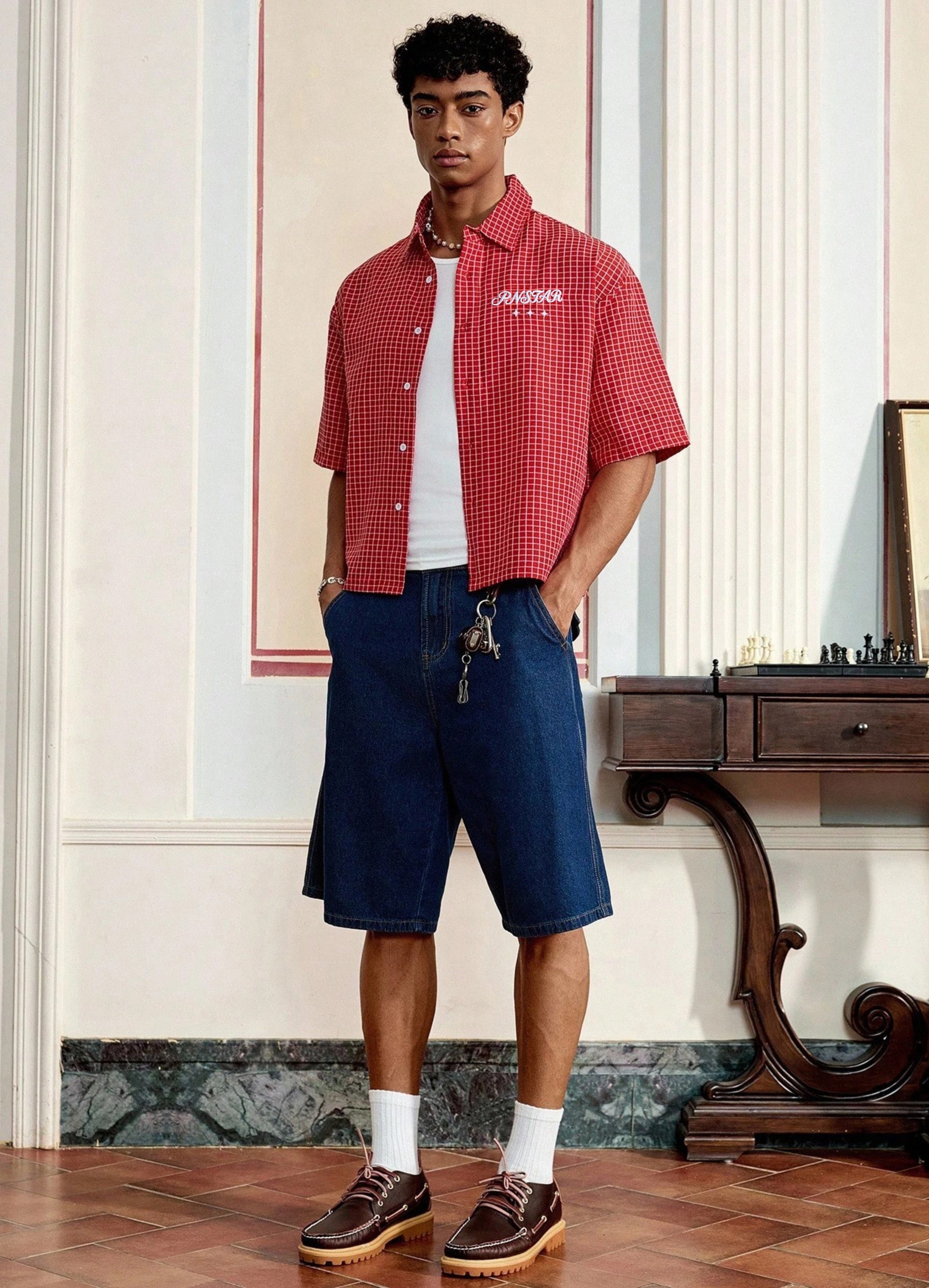 Half Sleeve Boxy Fit Shirt