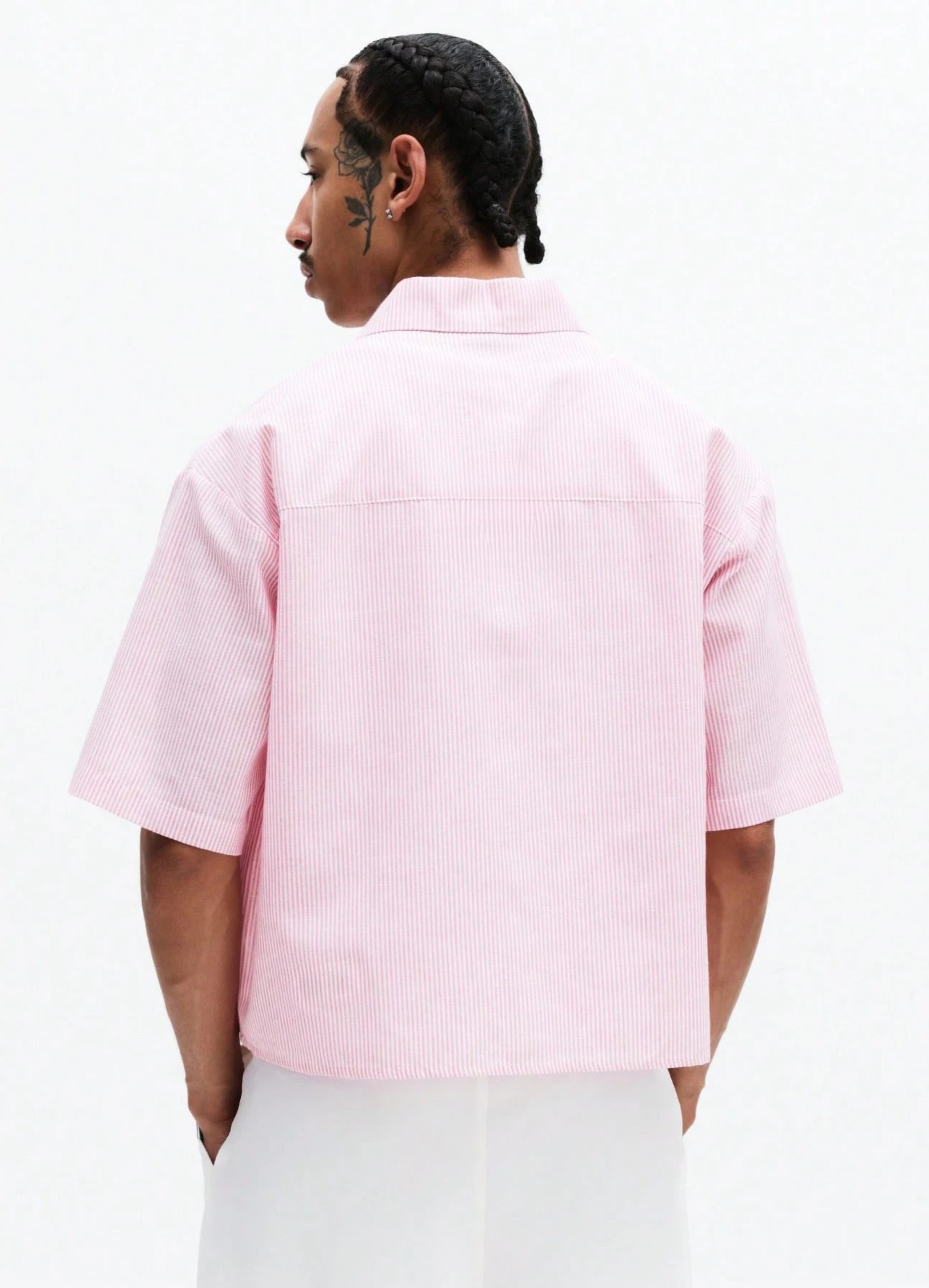 Cropped Boxy Fit Shirt