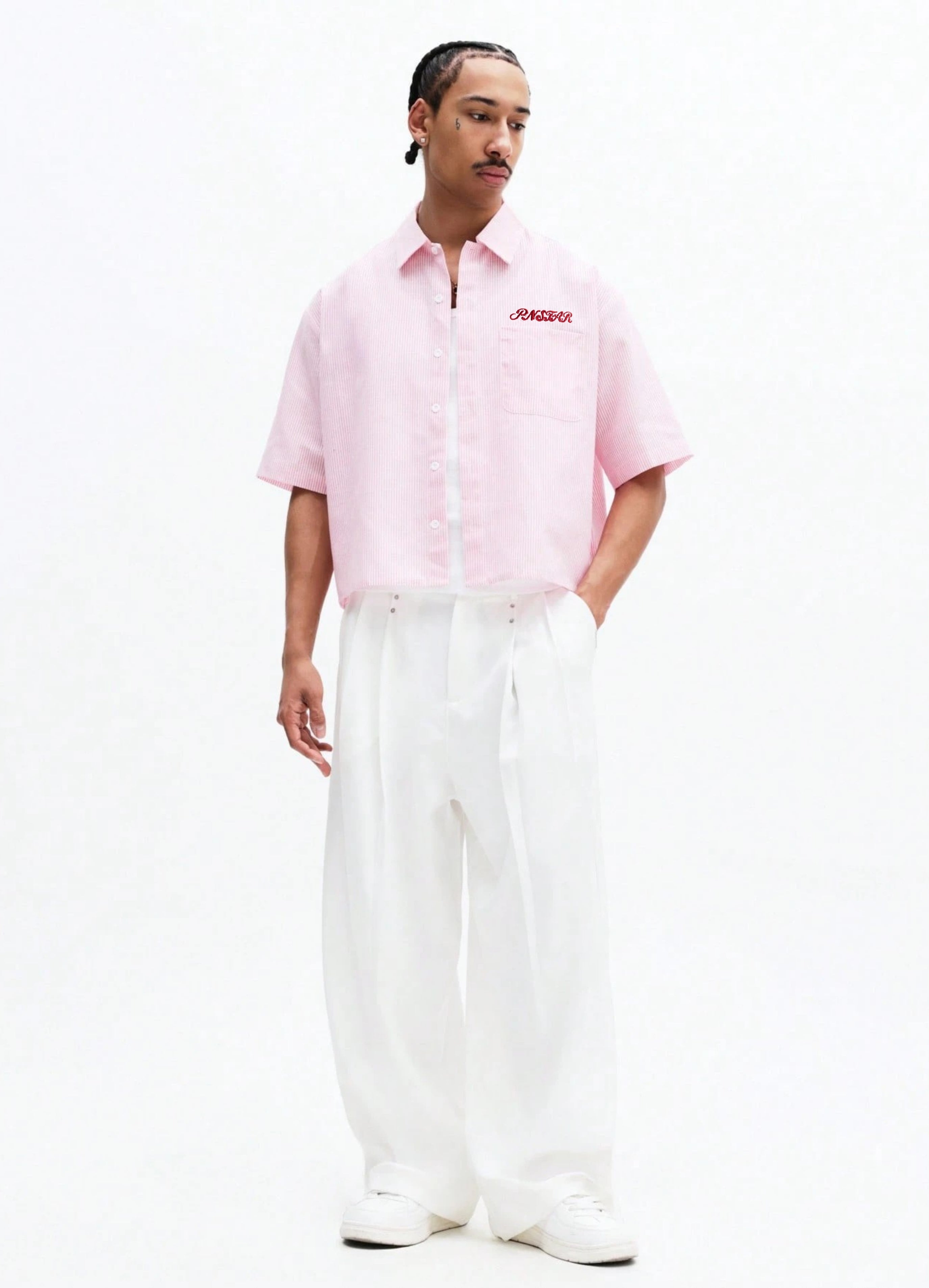 Cropped Boxy Fit Shirt