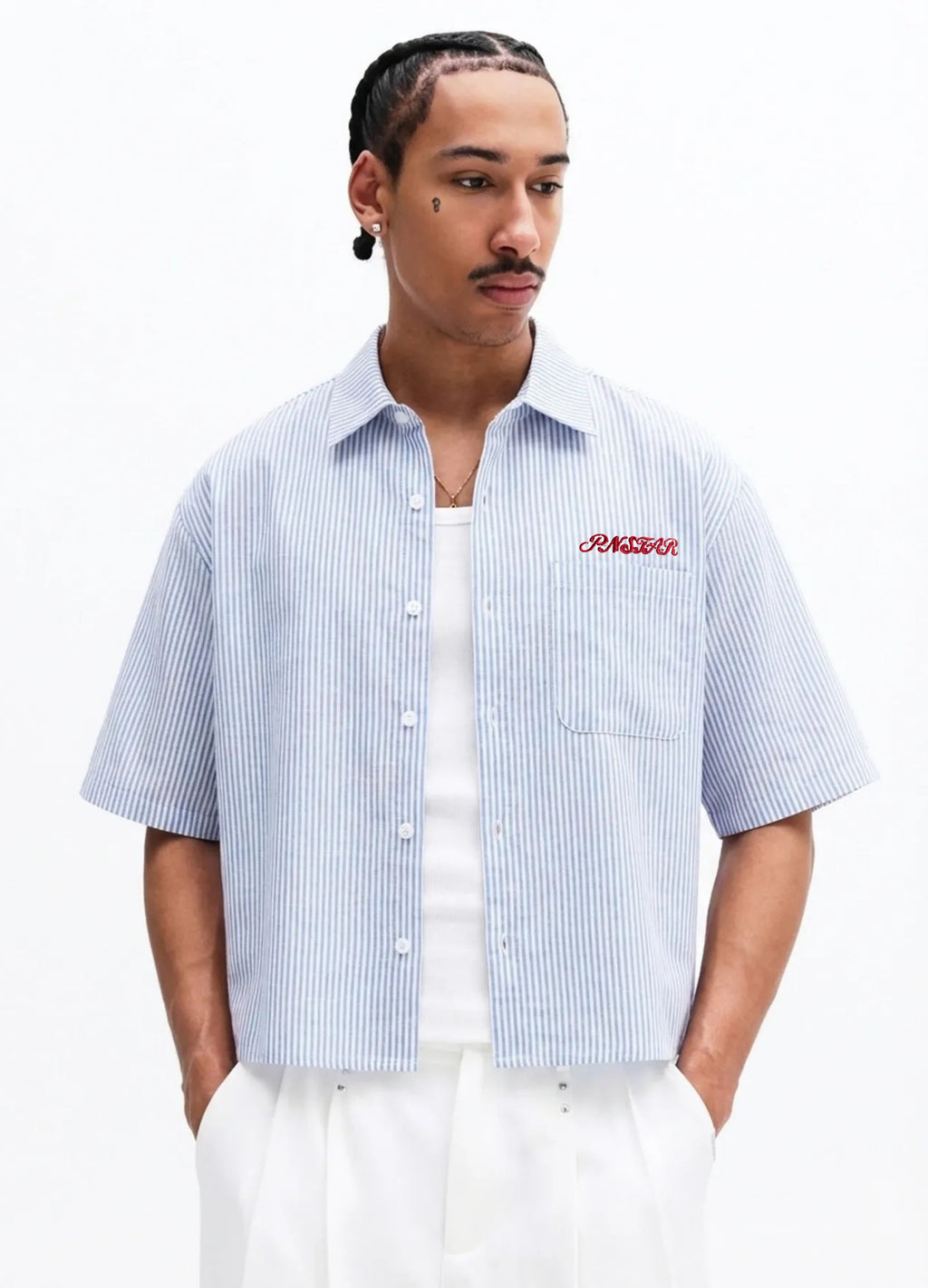 Cropped Boxy Fit Shirt