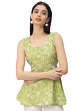 Women’s Floral Peplum Top